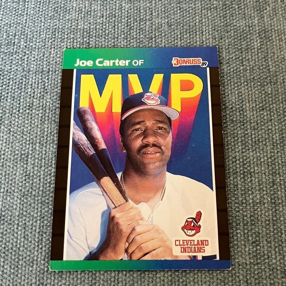 1989 Donruss Cleveland Indians MVP Baseball Card Trading Card